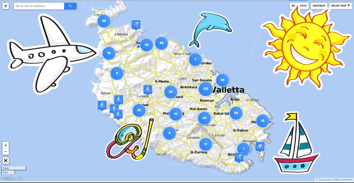Malta Bike Routes